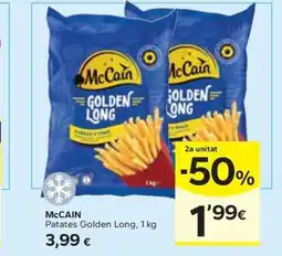 Caprabo McCAIN Patates Golden Long oferta