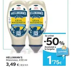 Caprabo HELLMANN'S Maionesa oferta