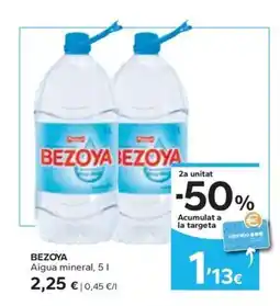 Caprabo BEZOYA Aigua mineral oferta