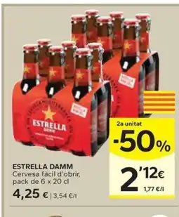 Caprabo ESTRELLA DAMM Cervesa fàcil d'obrir oferta