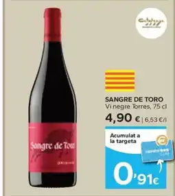 Caprabo SANGRE DE TORO Vi negre Torres oferta