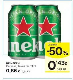 Caprabo HEINEKEN Cervesa oferta