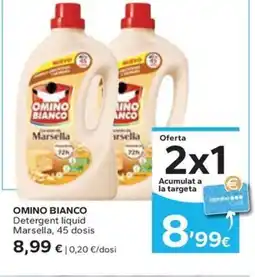 Caprabo OMINO BIANCO Detergent liquid Marsella, 45 dosis oferta