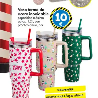 TEDi Vaso termo de acero inoxidable oferta