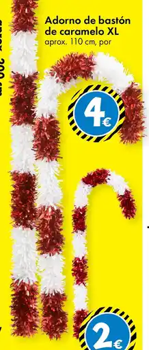 TEDi Adorno de bastón de caramelo XL oferta