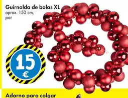 TEDi Guirnalda de bolas XL oferta