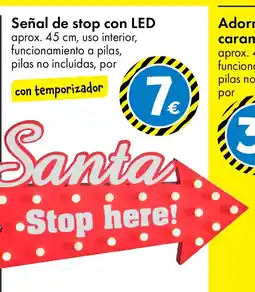TEDi Señal de stop con LED oferta
