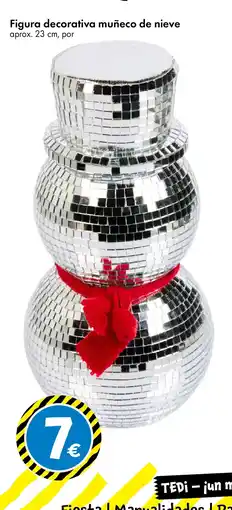 TEDi Figura decorativa muñeco de nieve oferta