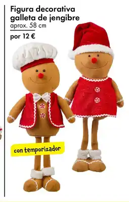 TEDi Figura decorativa galleta de jengibre oferta