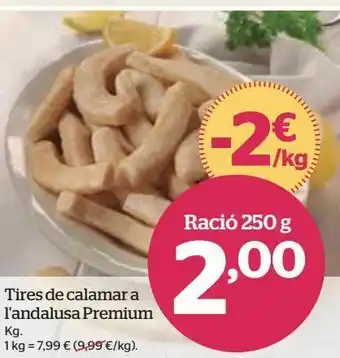 La Sirena Tiras de pota oferta