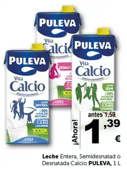 Masymas PULEVA Leche Entera, Semidesnatado Desnatada Calcio oferta