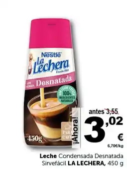 Masymas LA LECHERA Leche Condensada Desnatada Sirvefácil oferta