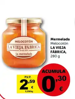 Masymas LA VIEJA FÁBRICA Mermelada Melocotón oferta