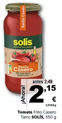 Masymas SOLÍS Tomate Frito Casero Tarro oferta