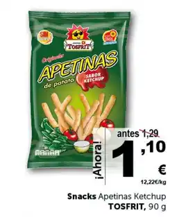Masymas TOSFRIT Snacks Apetinas Ketchup oferta