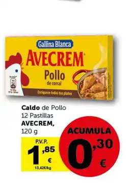 Masymas AVECREM Caldo de Pollo 12 Pastillas oferta