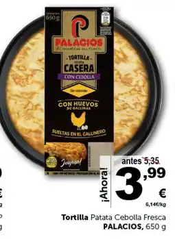 Masymas PALACIOS Tortilla Patata Cebolla Fresca oferta
