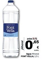Masymas FONT VELLA Agua Mineral oferta