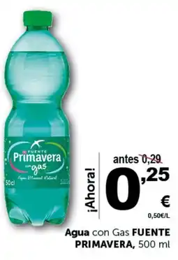 Masymas FUENTE PRIMAVERA Agua con Gas oferta
