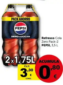 Masymas PEPSI Refresco Cola Zero oferta