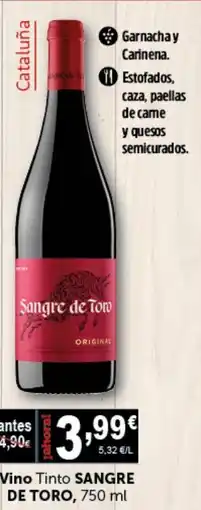 Masymas SANGRE DE TORO Vino Tinto oferta