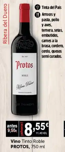 Masymas PROTOS Vino Tinto Roble oferta