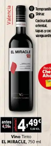 Masymas EL MIRACLE Vino Tinto oferta