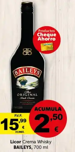 Masymas BAILEYS Licor Crema Whisky oferta
