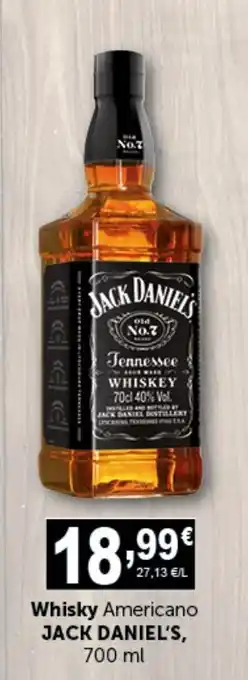Masymas JACK DANIEL'S Whisky Americano oferta