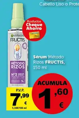 Masymas GARNIER Fructis sérum método rizos oferta