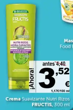Masymas GARNIER Fructis crema suavizante nutri rizos oferta