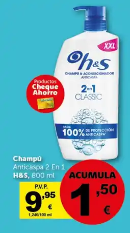 Masymas H&S Champú Anticaspa 2 En 1 oferta