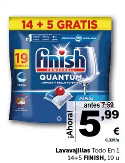 Masymas FINISH Lavavajillas Todo En 1 14+5 oferta