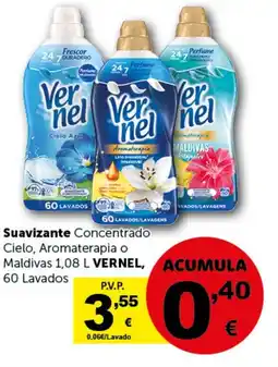 Masymas VERNEL Suavizante Concentrado Cielo, Aromaterapia o Maldivas oferta