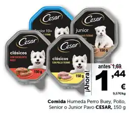 Masymas CESAR Comida Humeda Perro Buey, Pollo, Senior o Junior Pavo oferta