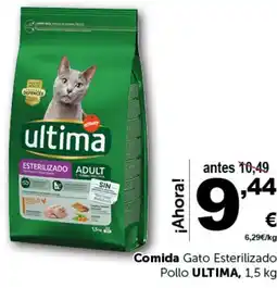 Masymas ULTIMA Comida Gato Esterilizado Pollo oferta