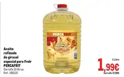 Makro PERCAFRIT Aceite refinado de girasol especial para freir oferta