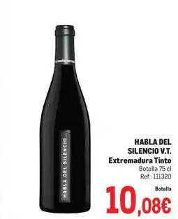 Makro HABLA DEL SILENCIO V.T. Extremadura Tinto oferta