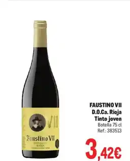 Makro FAUSTINO VII D.O.Ca. Rioja Tinto joven oferta