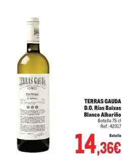 Makro TERRAS GAUDA D.O. Rías Baixas Blanco Albariño oferta