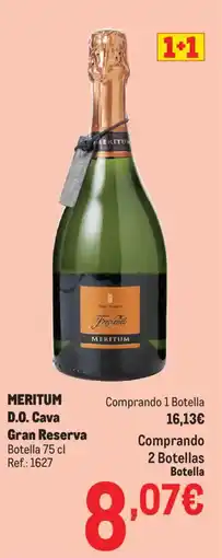 Makro MERITUM D.O. Cava Gran Reserva oferta