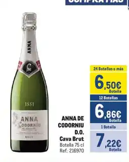 Makro ANNA DE CODORNIU D.O. Cava Brut oferta