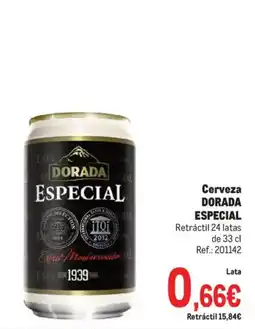 Makro DORADA ESPECIAL Cerveza oferta