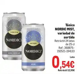 Makro NORDIC MIST Tónica variedad de surtido oferta