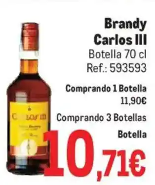 Makro Brandy Carlos III oferta