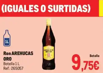 Makro AREHUCAS ORO Ron oferta