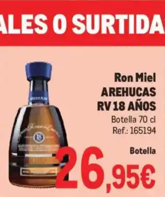 Makro Ron miel arehucas rv 18 años oferta
