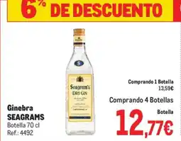Makro SEAGRAMS Ginebra oferta