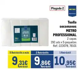 Makro METRO PROFESSIONAL Toalla secamanos oferta