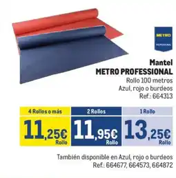Makro METRO PROFESSIONAL Mantel oferta